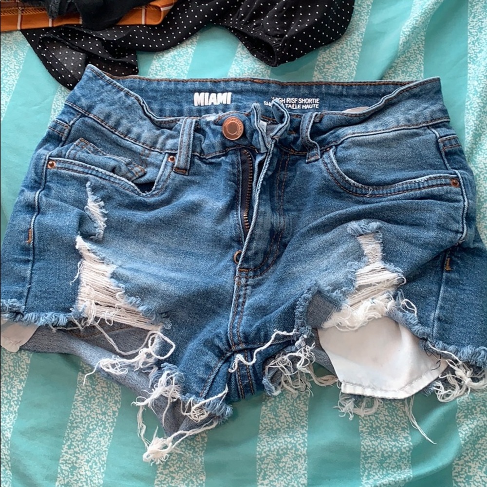 Jean shorts from Mandees